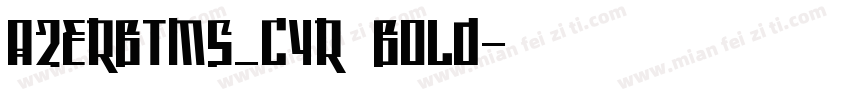 AzerbTms_Cyr Bold字体转换